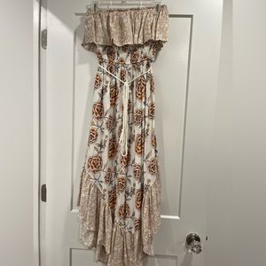 Strapless dress